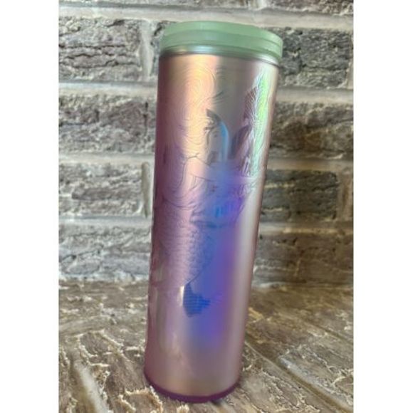 Starbucks Spring Release 2022 Mermaid Double Wall 16oz Tumbler - Picture 4 of 9
